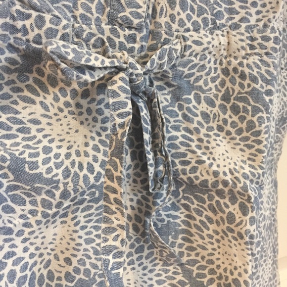 J. Crew Mercantile Blue Chambray Drawstring Romper 4 Small Boho Preppy NWT $90 - Picture 9 of 10